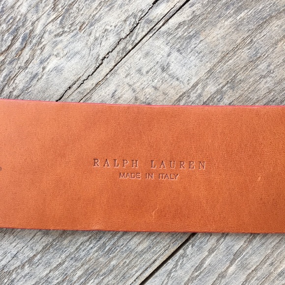 Ralph Lauren collection red lizard belt main image 6